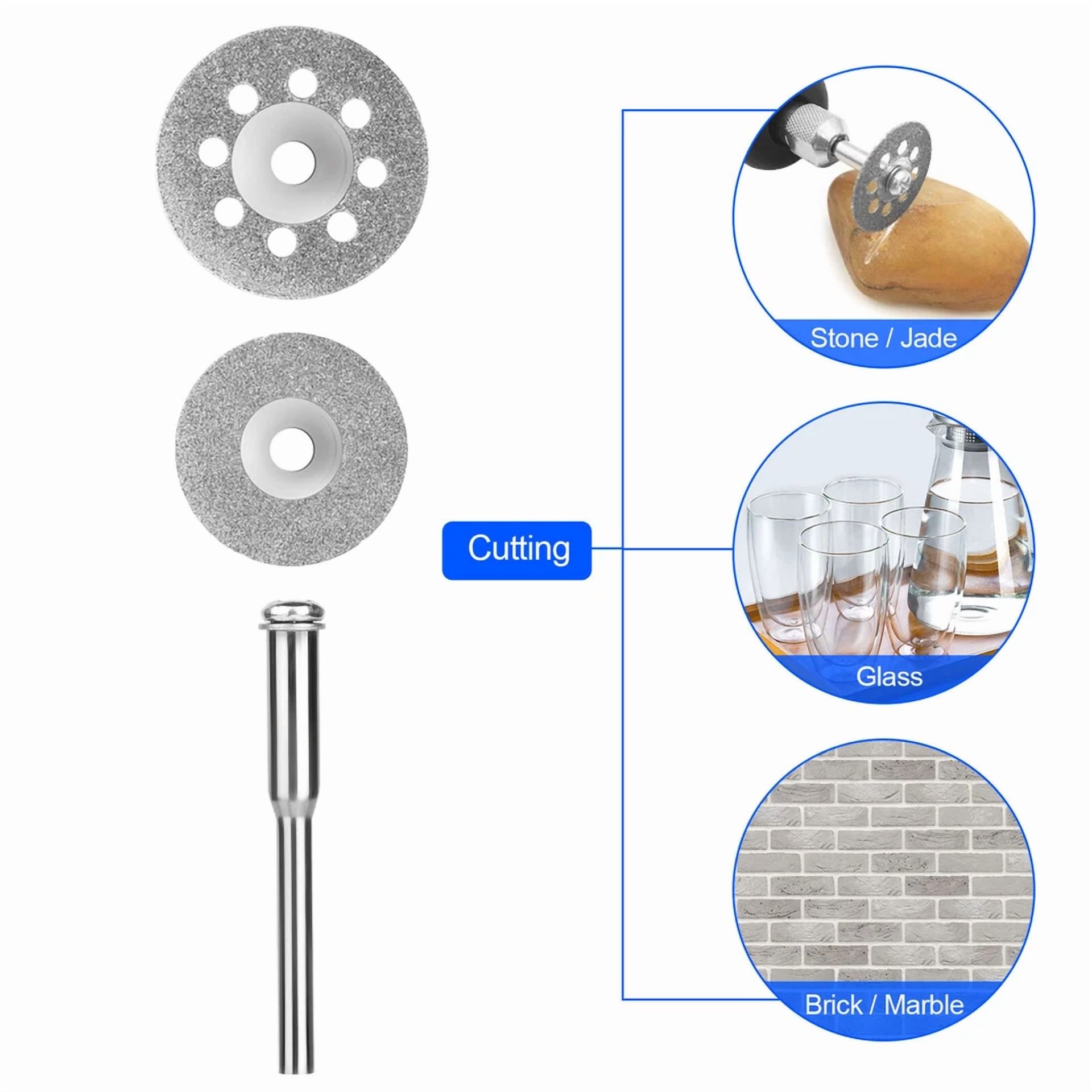 CIRCLE- 48X Diamond Cutting Wheels For Dremel Rotary Tool Die Grinder Metal Cut Off Disc