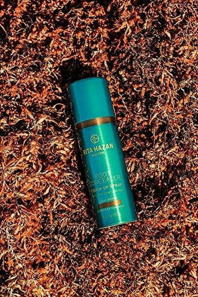 Rita Hazan Root Concealer Touch-up Hair Spray, Dark Brown / Black, 2 oz