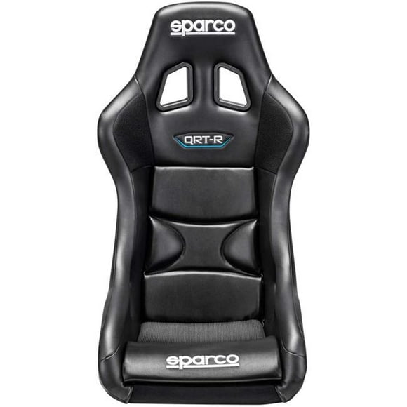 Sparco 008012RNRSKY QRT-R 2019 Competition Seat, Vinyl Black
