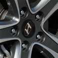 thumbnail image 4 of 1pc Car Wheel Hub Caps ABS Rim Center Hub Cover (Black) 6cm NEW, 4 of 8