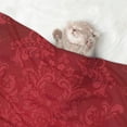 thumbnail image 2 of Disketp Vintage Burgundy Dog Blanket/Bed Cover for Dogs and Cats,Puppy Essentials-Large, 2 of 8