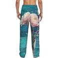 thumbnail image 3 of Fotbe Flowers in Glass Vase Men's Pajama Pants,Sleepwear Pants,Pj Bottoms Drawstring And Pockets-Large, 3 of 9