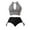 #52Black, variant on Women Plus Size Two Piece Swimsuit Sets Twist Front Bikini Bathing Suit with Drawstring Ruched Bottom Black L