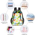 thumbnail image 4 of SKQIT Dinosaur Print Clear Backpack, Heavy Duty PVC Transparent See Through Backpack for Men Women College Work Travel, 4 of 8