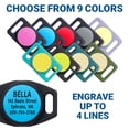thumbnail image 2 of Soporte para collares de perro GoTags diseñado para funda grabada con Airtag, 2 of 7