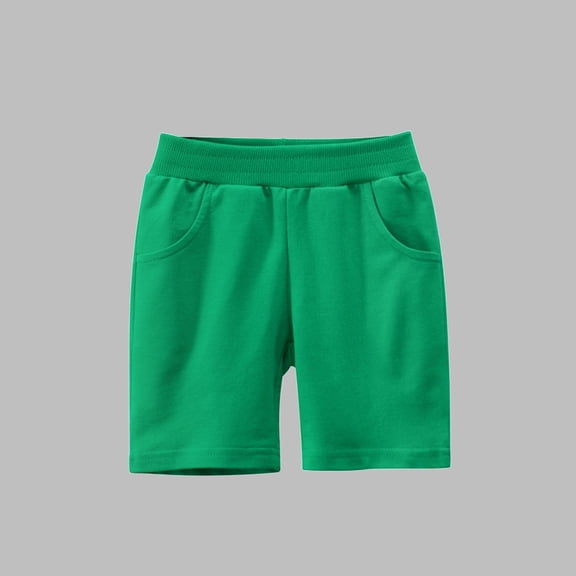 Mifsaly Toddler Kids Active Sweat Shorts Girls Boys Elastic Waist Athletic Shorts Breathable Lightweight Lounge Daily Wear Summer Clothes