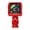 Red, variant on Guitar Tuner Professional Clip-On Tuner with Clear LCD Display Rechargeable Digital Electronic Tuner Guitar Accessories