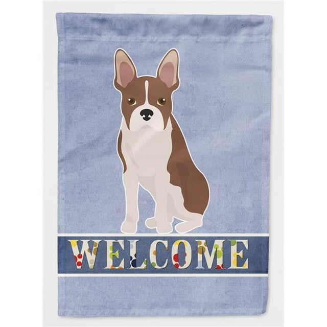 Carolines Treasures CK3685CHF Boston Terrier Welcome Flag Canvas House Size