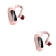 thumbnail image 1 of Seitruly Auricular Inalámbrico Recargable Auricular Pantalla digital Compatible con Bluetooth 5.0 Auricular Auricular colgante, Blanco rosado 2piezas, 1 of 6