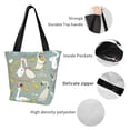 thumbnail image 5 of Kdxio Cute Farm Birds Women Reusable Grocery Bags Foldable Ripstop,Reusable Shopping Bags for Shopping,Gym,Gift, 5 of 7