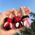 thumbnail image 4 of Handmade Knitted Spider‑Motif Car Hanging Decoration, Crochet Yarn Pendant for Rearview Mirror, Versatile Halloween & Daily Vehicle Interior Ornament, 4 of 5