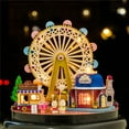 thumbnail image 3 of Bangcool Grande Roue de Construction Fait Main Maison Miniature Jouet Éducatif Kit de Modèle DIY, 3 of 10