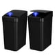 thumbnail image 1 of Bote de basura QSFWCSM Smart Touchless 11L/2.6 galones con tapa x2 negro, 1 of 7