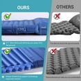 thumbnail image 6 of Aship Camping Pads for Sleeping, 4.7" Ultra-Thick Camping Mat with Pillow Built-in Foot Pump Inflatable Sleeping Pads for Camping Backpacking Hiking Traveling Tent - Blue, 6 of 8