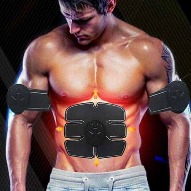 Electric Muscle Toner EMS Machine Wireless Toning Belt 6 Six Pack Abs Fat  Burner - Helia Beer Co