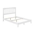 thumbnail image 2 of Mission Full Solid Wood Foundation Bed in White, 2 of 9