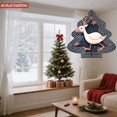 thumbnail image 4 of Stylish Metal Hanging Christmas Tree Wind Spinner - Festive Garden Decor with Concentric Lines & Starry Background for Yard, 4 of 7