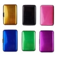 thumbnail image 3 of Aluminum RFID Blocking Card Holder, Waterproof Slim Wallet with 6 Slots, Fashionable Metal Credit Card Holder for Men & Women, Travel & Daily Use, 3 of 3