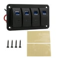 thumbnail image 2 of Marine Boat Rocker Switch, Antiglare ON Off Toggle Switch  for 12-24V Vehicles Yachts SUVs Trucks, 2 of 8