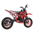 thumbnail image 4 of 49cc 4-Stroke Kids Dirt Bike, Gas Power Motocross, Beach Off Road Mini Motorcycle, Children Pocket Motorbike with Disc Brakes-Red, 4 of 8
