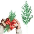 thumbnail image 2 of EZPXFCI Artificial Cedar Spray - Realistic Style, Ideal for Christmas Tree Accents, Holiday Wreaths Decor, Winter Flower Arrangement & Indoor Holiday Decor, 2 of 9