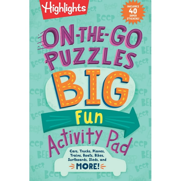 Pre-Owned On-The-Go Puzzles Big Fun Activity Pad (Paperback) 1644726793 9781644726792