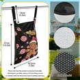 thumbnail image 6 of SEANATIVE Christmas Laundry Clothespin Bags 2 Piece Hanging Storage Organizer Gingerbread Man Clothes Pin Bag 12 x 14.5 Inch Clothespin Bag Clothespin Holder with Large Opening, 6 of 7