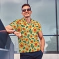 thumbnail image 5 of Daiia Leaves Avocado Pattern Men’s Polo Shirts,Solid Deck Shirt,Classic Fit, Breathable Cotton Polo for Casual and Sport Wear-Small, 5 of 7