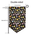 thumbnail image 7 of Wukai Flower Butterfly Print Garden Flag 12.5x18 Inch Double Sided Sun-resistant Rain-resistant, Wrinkle-resistant Colorfast(Only Flag), 7 of 7