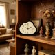 thumbnail image 5 of Cloud Shaped Wooden Desk Clock Silent Non Ticking Minimal Table Clock With Stand For Youth Bedroom Bedroom Office Home Decor, 5 of 6