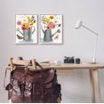 thumbnail image 2 of Stupell Industries Country Garden Botanical Watering Cans Graphic Art White Framed Art Print Wall Art, Set of 2, Design by Grace Popp, 2 of 8