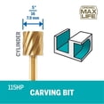 thumbnail image 3 of Broca de trinchar rotativa Dremel Max Life 115 HP, 7,9 mm, paquete de 2, 3 of 7