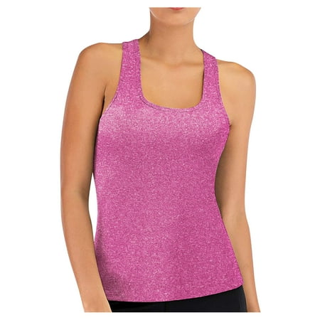 

WOXINDA Tops For Women Sleeveless YogaStylish Tops Basics Women Pajama