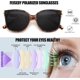 thumbnail image 3 of Retro Square Polarized Sunglasses Women Men Oversized Vintage Shades B2600, 3 of 3