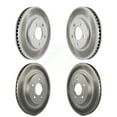 thumbnail image 1 of Genius Front Rear Coated Disc Brake Rotors Kit for Car 2005-2010 Ford Mustang Base KG-100780, 1 of 9