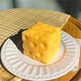 thumbnail image 7 of 2026 Cheese Squishy, Cheese Squishies Stress, 1.6-Inch, 7 of 7