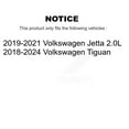 thumbnail image 2 of DS-One Front Rear Coated Drilled Slotted Disc Brake Rotors Kit for Car Volkswagen Tiguan Jetta KD-100383, 2 of 11