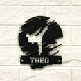 thumbnail image 2 of Craftnamesign Custom Karate Kid Metal Wall Art LED Light, Custom Karate Martial Arts Name Sign, 2 of 5
