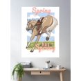 thumbnail image 2 of Spring Horse Poster Wall Art, Modern Wall Decor For Living Room Bedroom, 24x36 UNFRAMED, 2 of 3