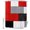 Black Red Gray, variant on Sage Green Grey Geometric Shower Curtains for Bathroom, Modern Black White Abstract Art Waterproof Fabric Shower Curtain, Decorative Bathroom Curtain for Bathtub, 66"x72" , No Hooks Included