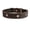 White, variant on Genuine Leather Studded Dog Collar, Black, 1.5" Wide. Fits 16.5"-20" Neck Size Amstaff