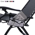 thumbnail image 7 of Beach Chair Armrest Bag, Waterproof Beach Chair Hanging Storage Pouch Arm Rest Magazine Snack Bag with 4 Pockets for Camping Outdoors,Claret, 7 of 7