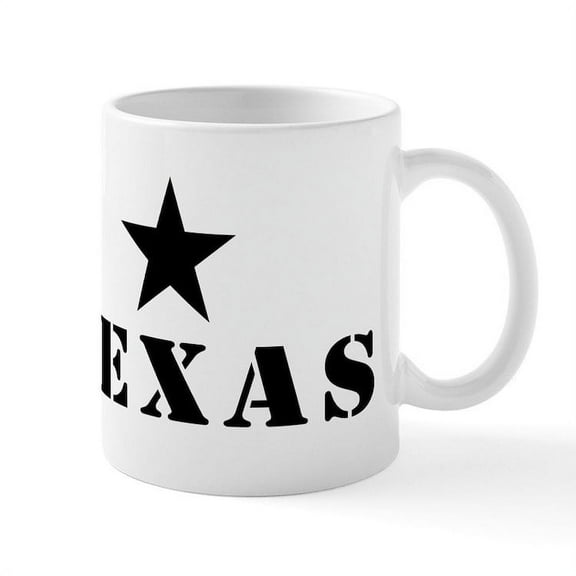 CafePress - Texas, Lone Star State Mug - 11 oz Ceramic Mug - Novelty Coffee Tea Cup