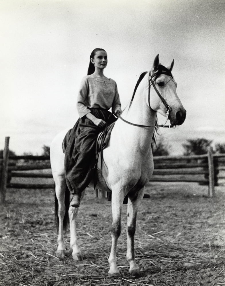 Audrey Hepburn riding a horse Photo Print (8 x 10)