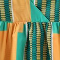 thumbnail image 4 of Girls Easter Dress Bowknot Design Dress Ruffle Short Sleeve Cute Summer Dresses for Teens Casual Spring Dress (Green,6-7 Years), 4 of 6