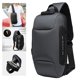 thumbnail image 1 of Bolso bandolera bandolera con puerto de carga USB para hombres que gris Colcomx paquete de hombres honda, 1 of 8