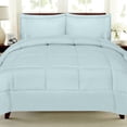 thumbnail image 2 of Luxury 4 Piece Bed-In-A-Bag Down Alternative Comforter & Sheet Set, Twin, Aqua By Sweet Home Collection, 2 of 5