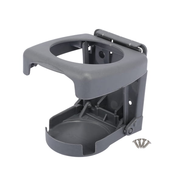 Portavasos Plegable Soporte de Botellas Bebidas Color Gris para Camión Vehículo Coche
