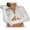 White, variant on Women Fluffy Long Sleeve Cardigan V Neck Knitted Cropped Sweater Faux Fur Trim Collar Cuffs