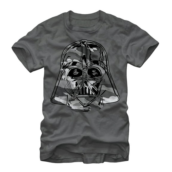 Men's Star Wars Darth Vader Camo Graphic Tee Charcoal Large